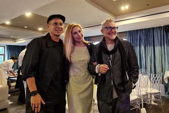 Митя Фомин, Анастасия Гребенкина и Дмитрий Дибров. Фото: Феликс Грозданов/Дни.ру