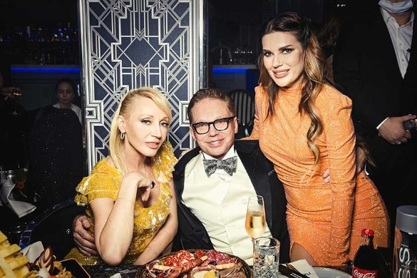 Кристина Орбакайте, Эдгар Шабанов и Катя Гусева. Фото: Евгений Смирнов