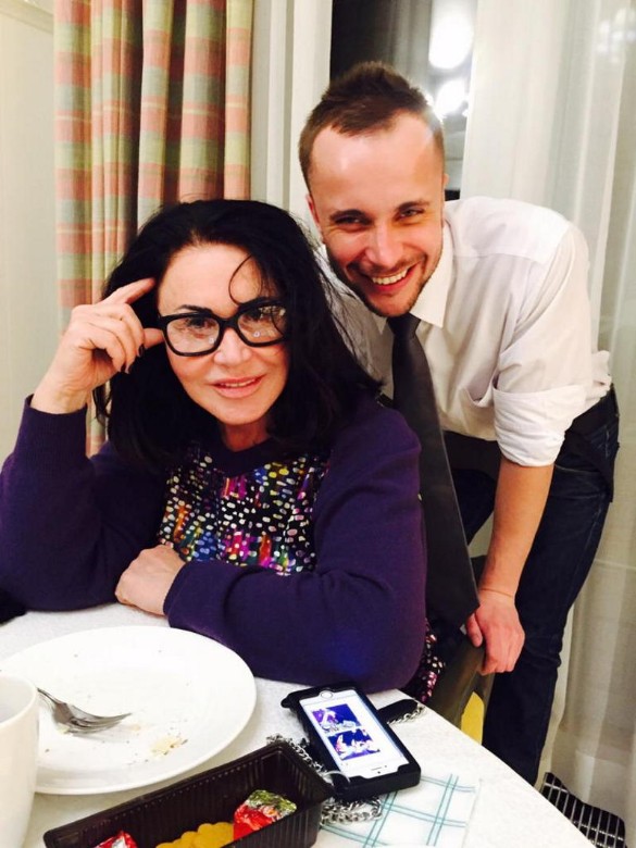 С Надеждой Бабкиной. Фото: личный архив Павла Шеленговского