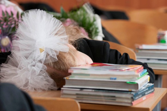 Ребенок за партой. Фото: © Aleksey Smyshlyaev\Global Look Press/ www.globallookpress.com