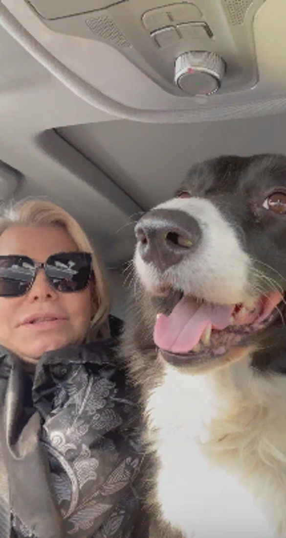 Яна Поплавская и Николь. Фото: telegram / @yana_poplavskaya