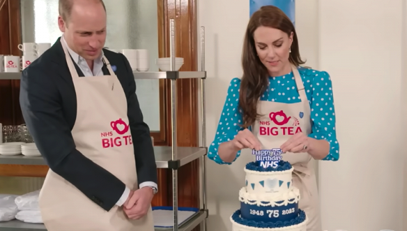 Кейт Миддлтон и принц Уильям. Кадр: YouTube