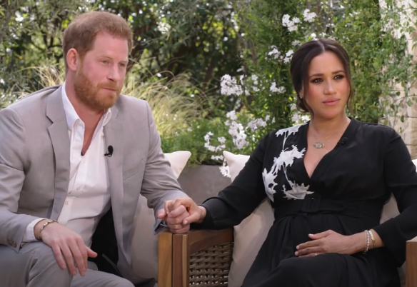 Меган Маркл и принц Гарри. Кадр: YouTube