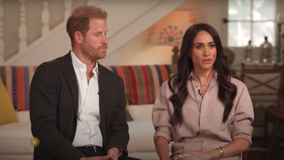 Меган Маркл и принц Гарри. Кадр: YouTube