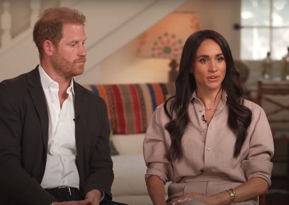 Меган Маркл и принц Гарри. Кадр: YouTube