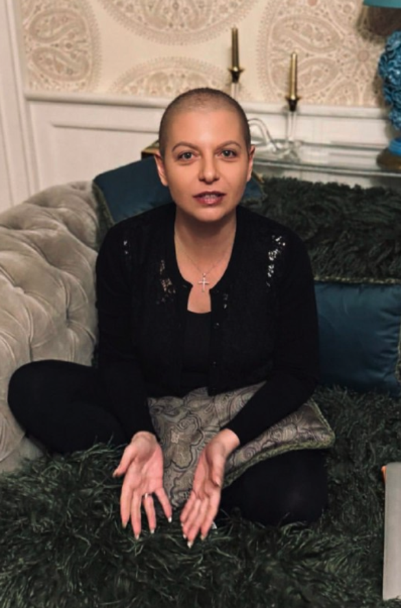 Маргарита Симоньян без волос. Кадр: телеграм-канал "Маргарита Симоньян из дома"