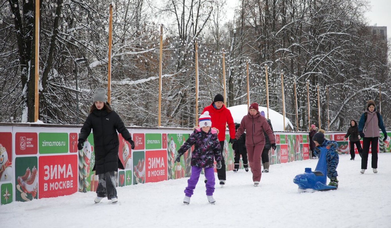 Горожане могут выбрать каток для посещения в сервисе "Мосбилет"