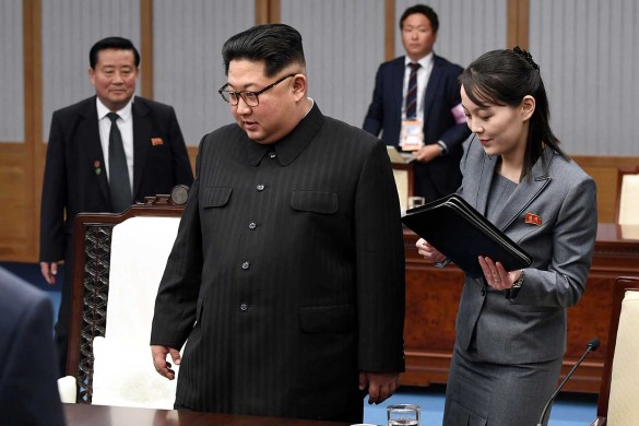 Один из первых снимков Ким Е Чжон утек в Сеть в 2011 году. Фото: Inter-Korean Summit Press Corps//www.globallookpress.com