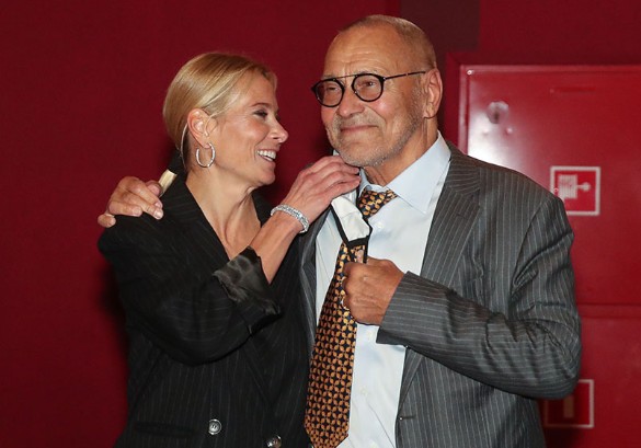 Андрей Кончаловский и Юлия Высоцкая. Фото: Вячеслав Прокофьев/ТАСС