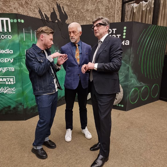 Дмитрий Бикбаев, Эдуард Бояков и Александр Звягинцев. Фото: Феликс Грозданов/Дни.ру