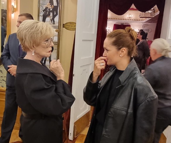 С Викторией Исаковой. Фото: Феликс Грозданов / Дни.ру