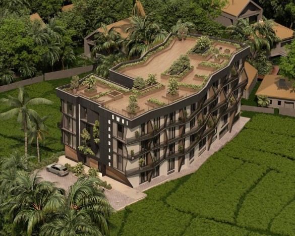 Здание апартаментов SWOI GARDENS в Переренане