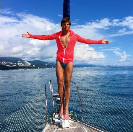 Поклонницы отметили, что длине ног Прохора Шаляпина известная балерина могла бы только позавидовать.