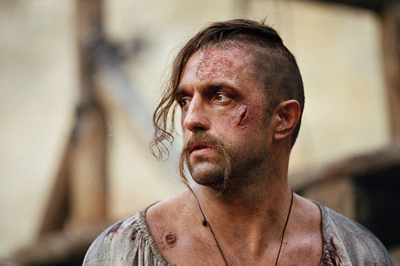 Еще одна интересная работа - роль Остапа в фильме "Тарас Бульба".