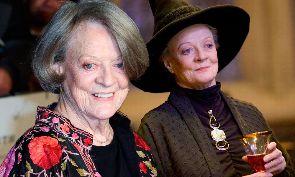 Мэгги Смит сыграла строгого профессора МакГонагалл.