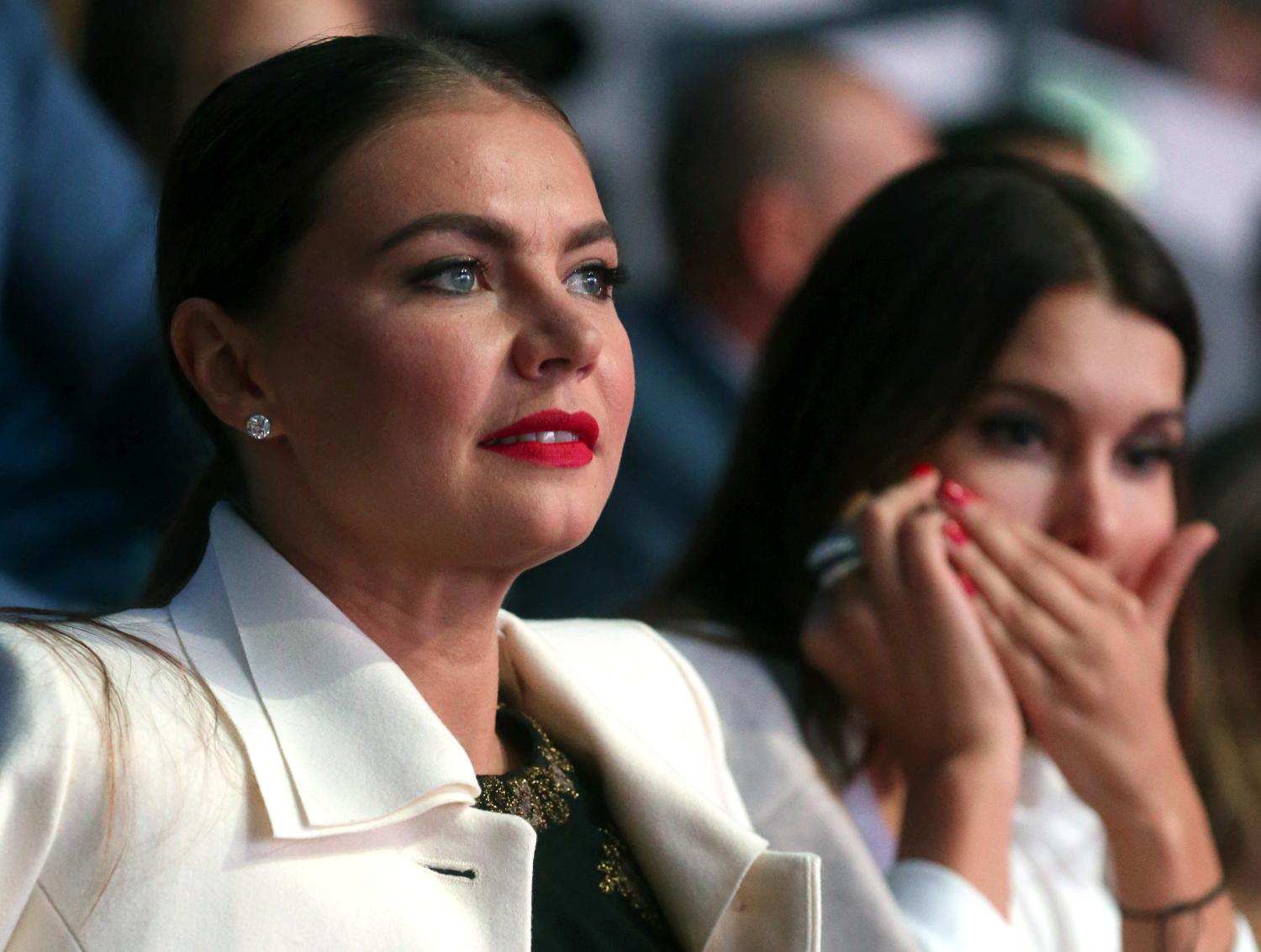 Олимпийская чемпионка по художественной гимнастике Алина Кабаева.