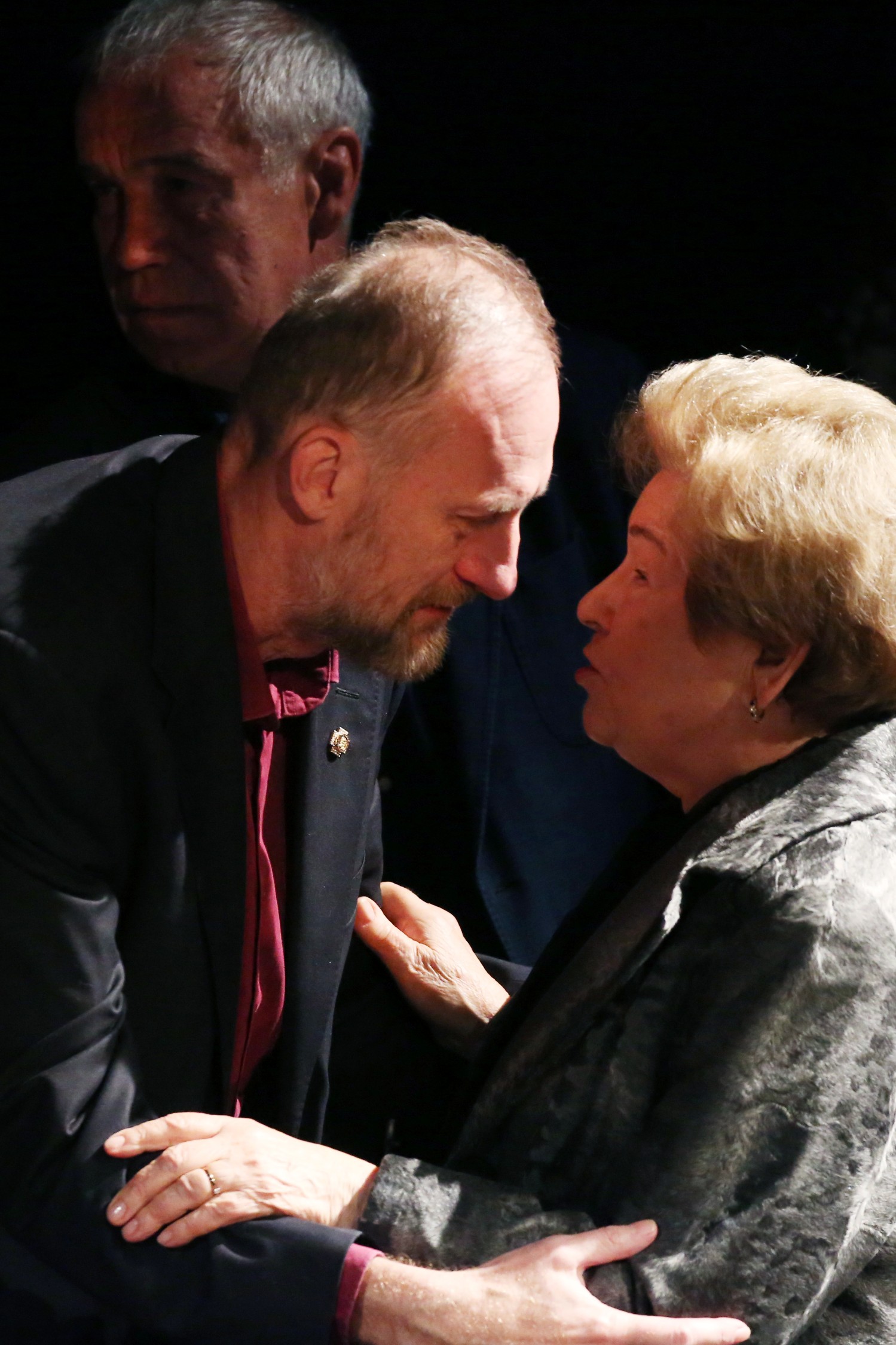 Иван Миляев и Наина Ельцина.