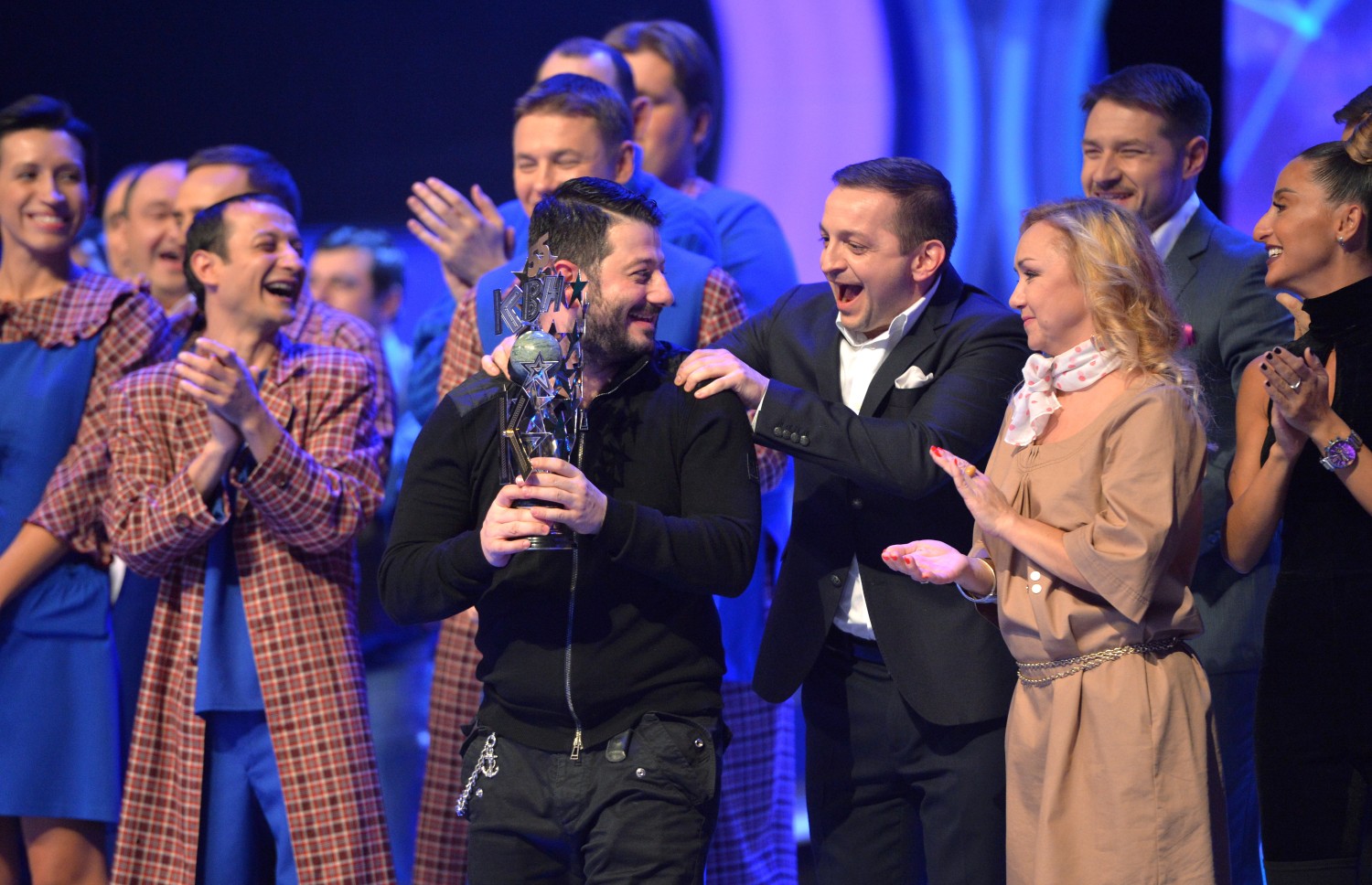 Одним из победителей юбилейной игры стали двукратные чемпионы Высшей лиги "Утомленные солнцем" во главе с Михаилом Галустяном.