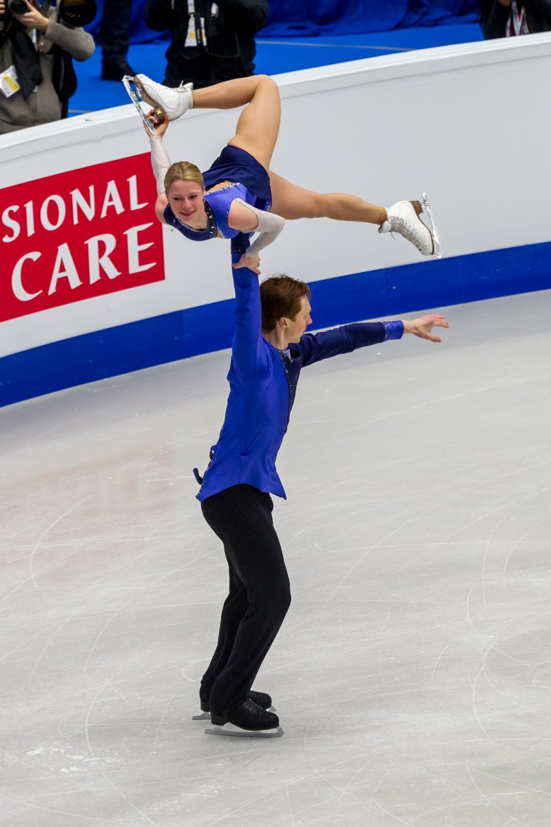 Евгения Тарасова и Владимир Морозов - золотые медали Чемпионата Европы-2017