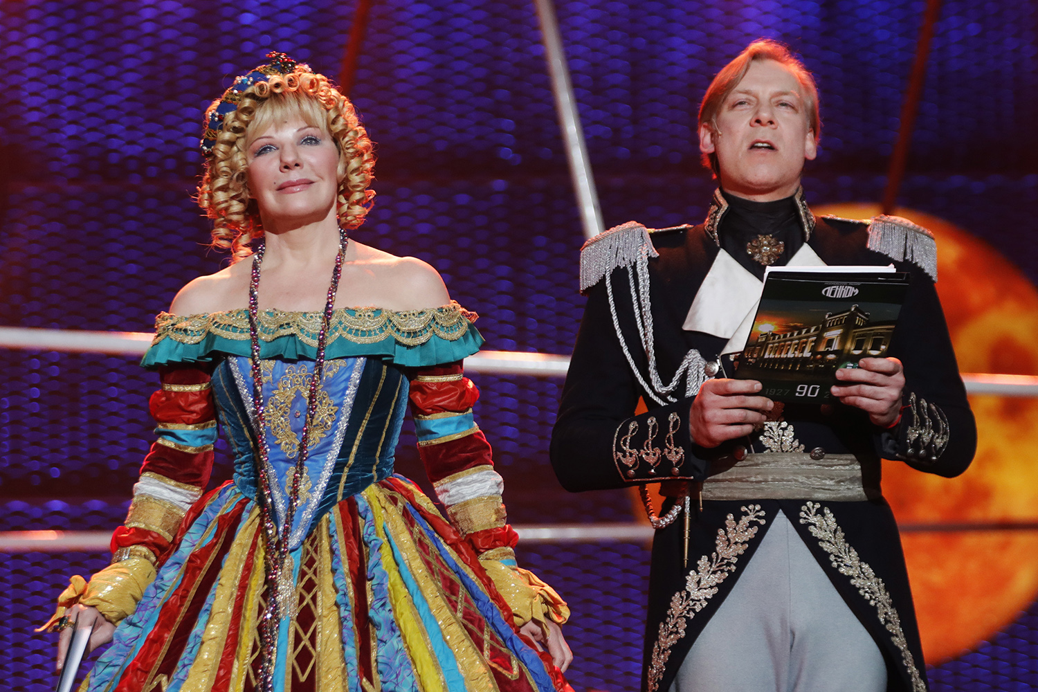 Актеры Александра Захарова и Виктор Раков.