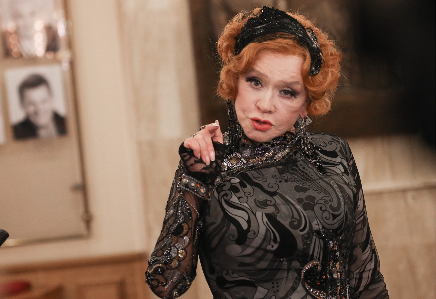 Такой зрители увидят актрису во время ее бенефиса в театре им. Пушкина