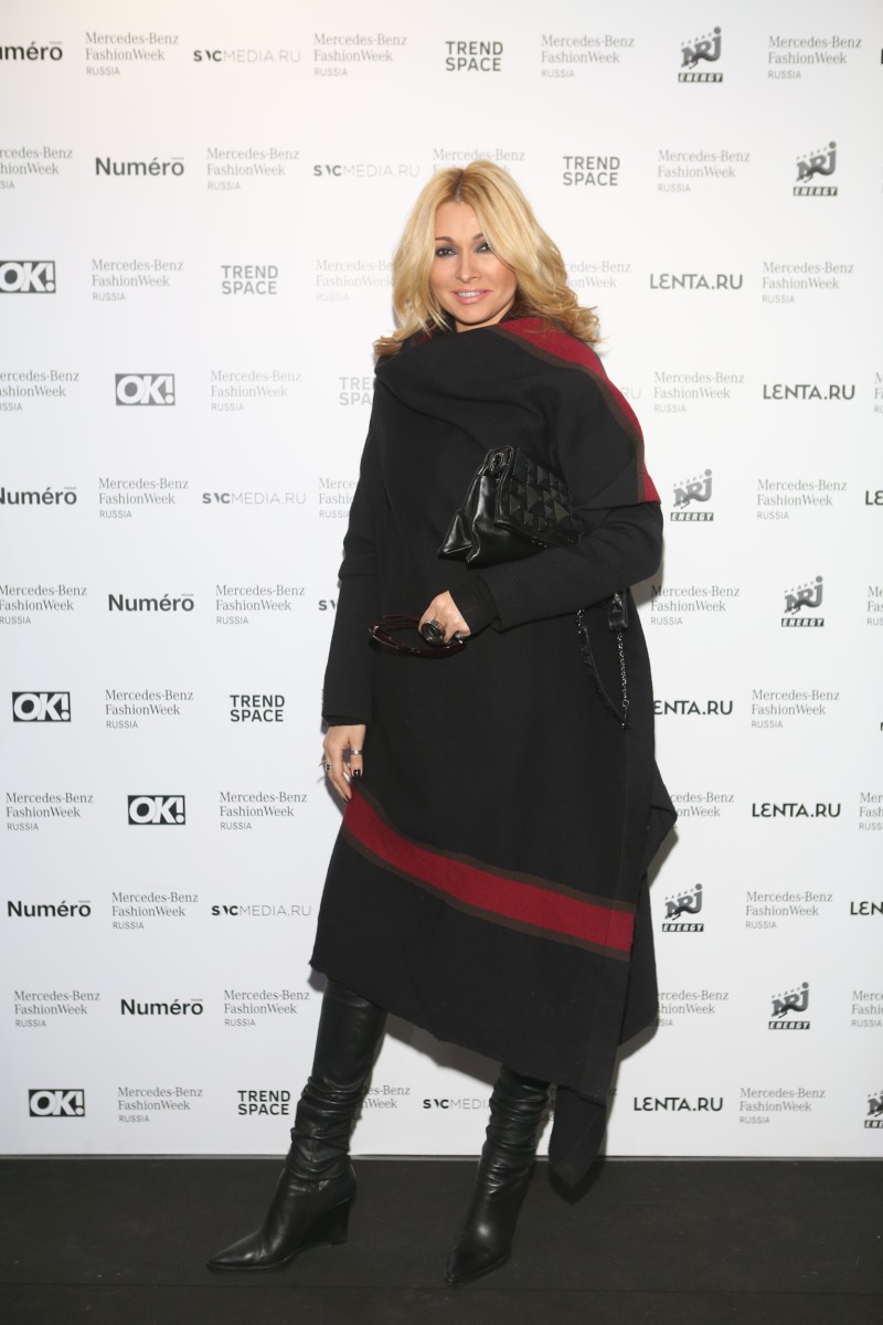 Анжелика Агурбаш - завсегдатай дефиле.