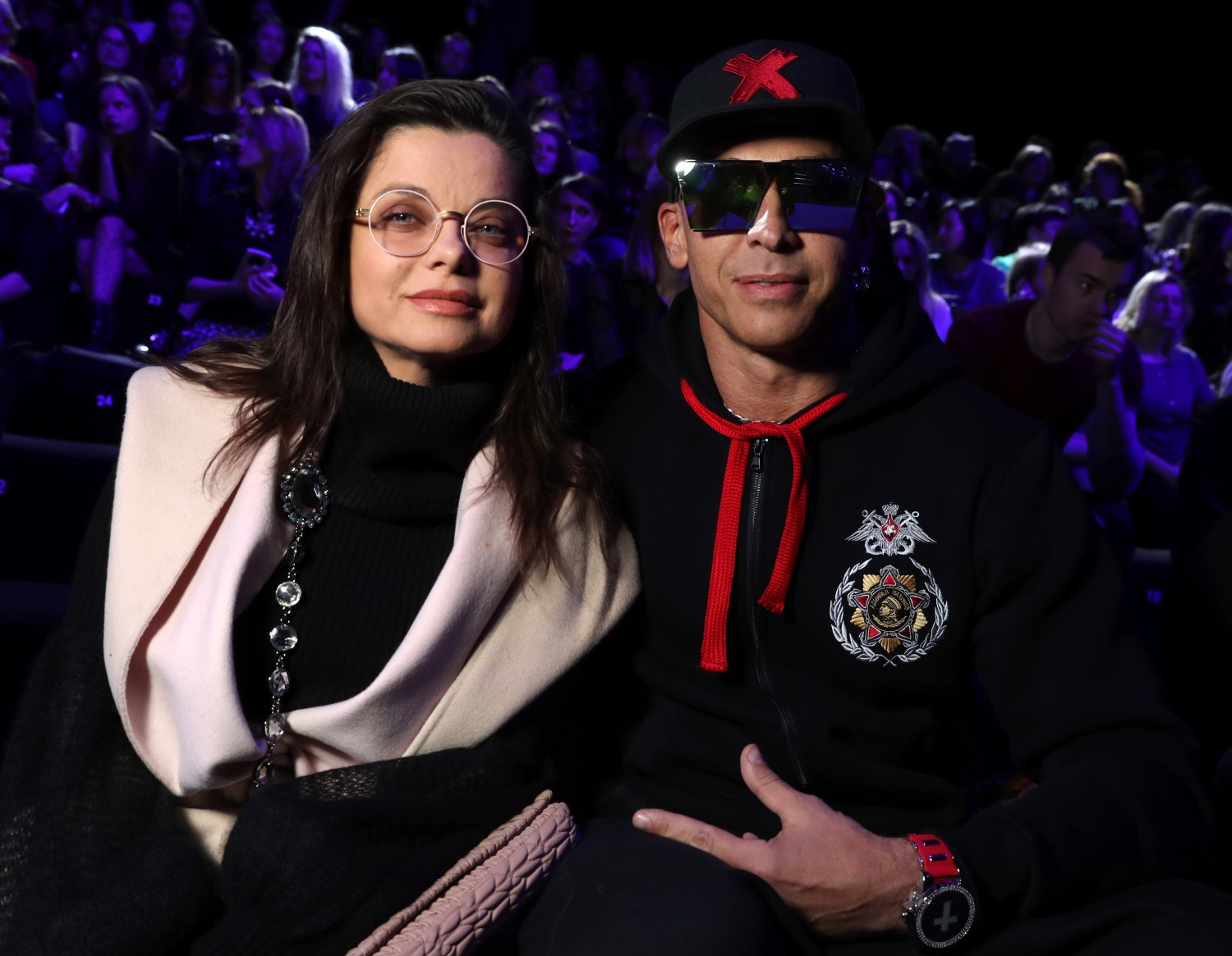 Певица Наташа Королева и ее муж Сергей Глушко (стриптизер Тарзан).