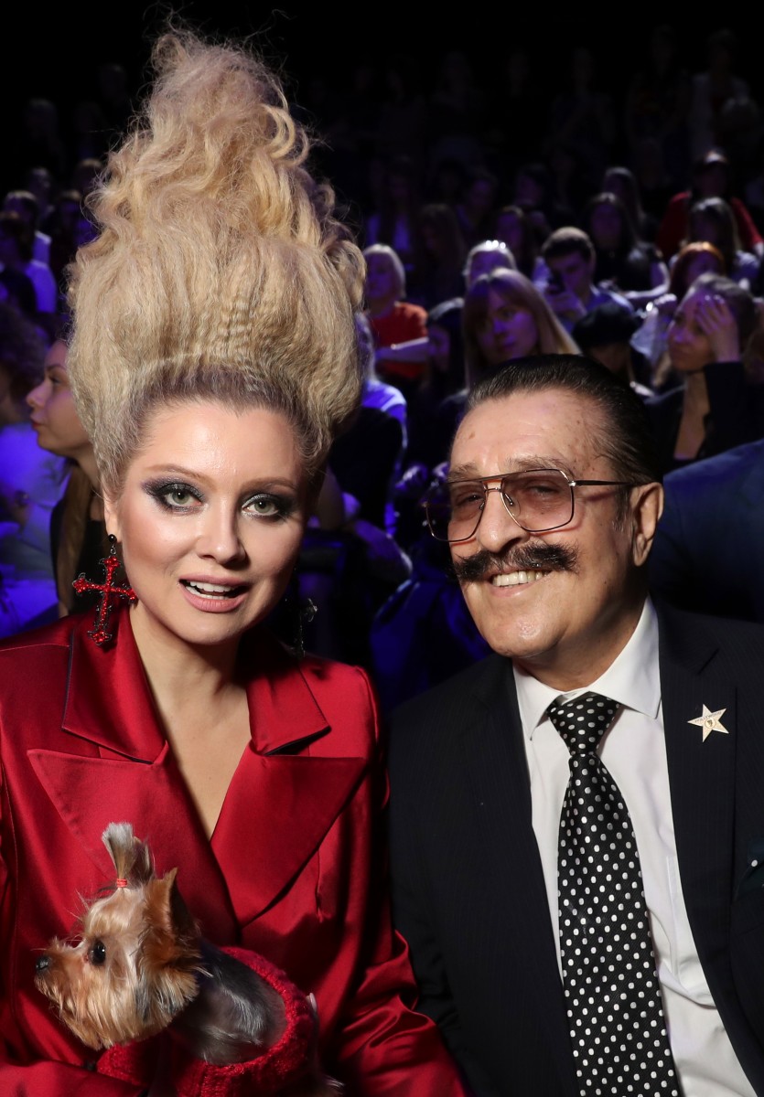 Писательница Лена Ленина и певец Вилли Токарев.