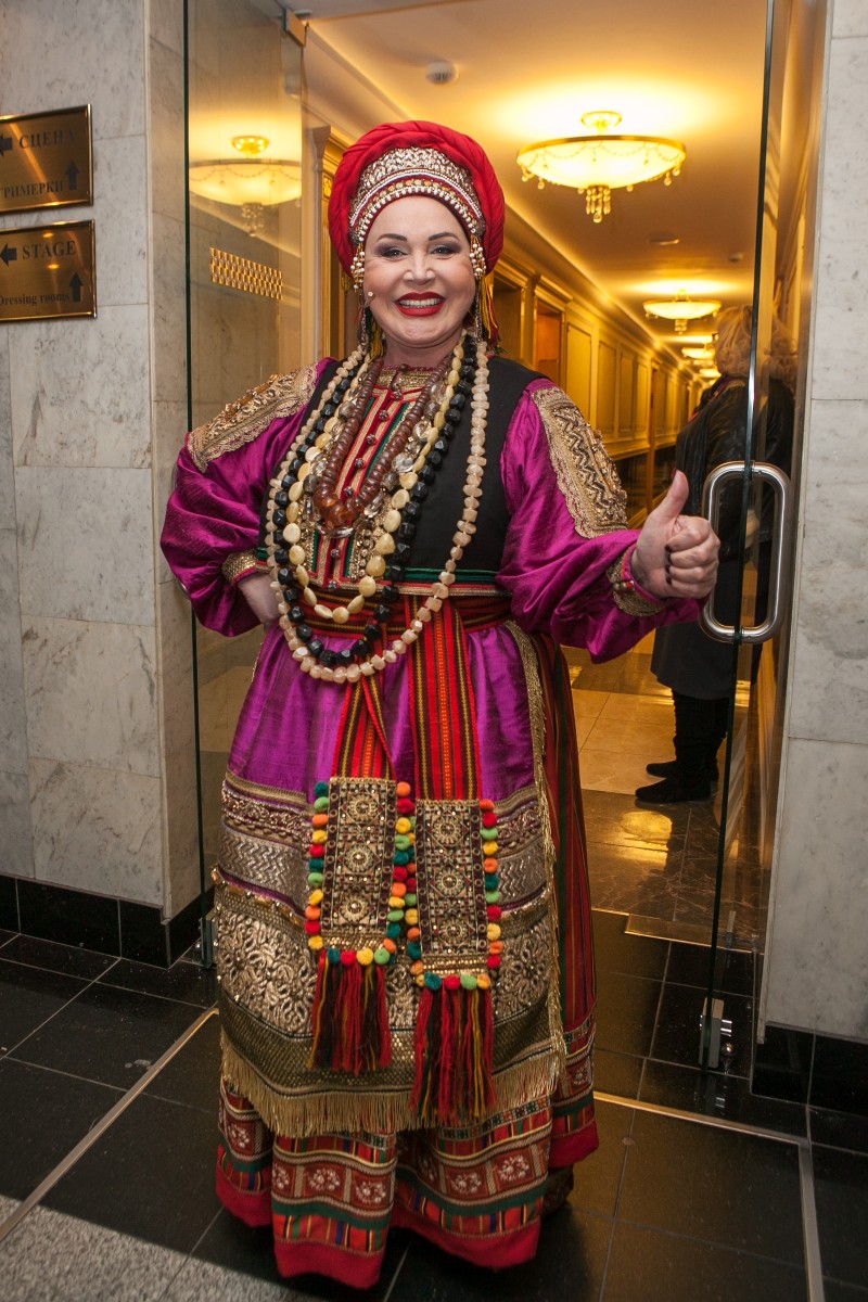 Надежда Бабкина не изменяет однажды выбранному стилю.