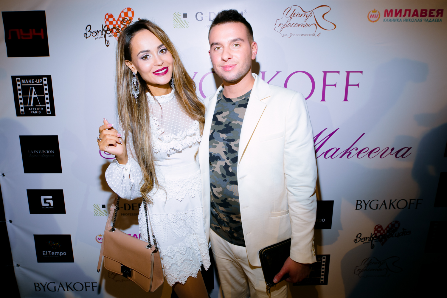Анна Калашникова и модельер Аполлон Байгакофф.