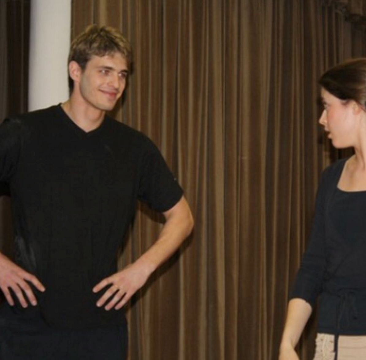 Василий получил диплом Щукинского театрального училища.