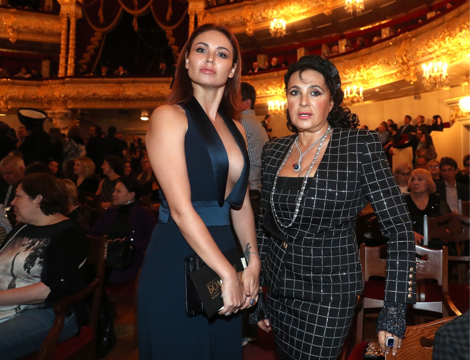 Бывшая гимнастка Ляйсан Утяшева и прославленный тренер по художественной гимнастике Ирина Винер.