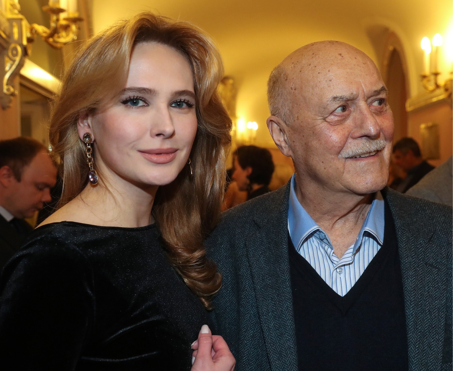 Актриса Анна Горшкова и режиссер Станислав Говорухин.