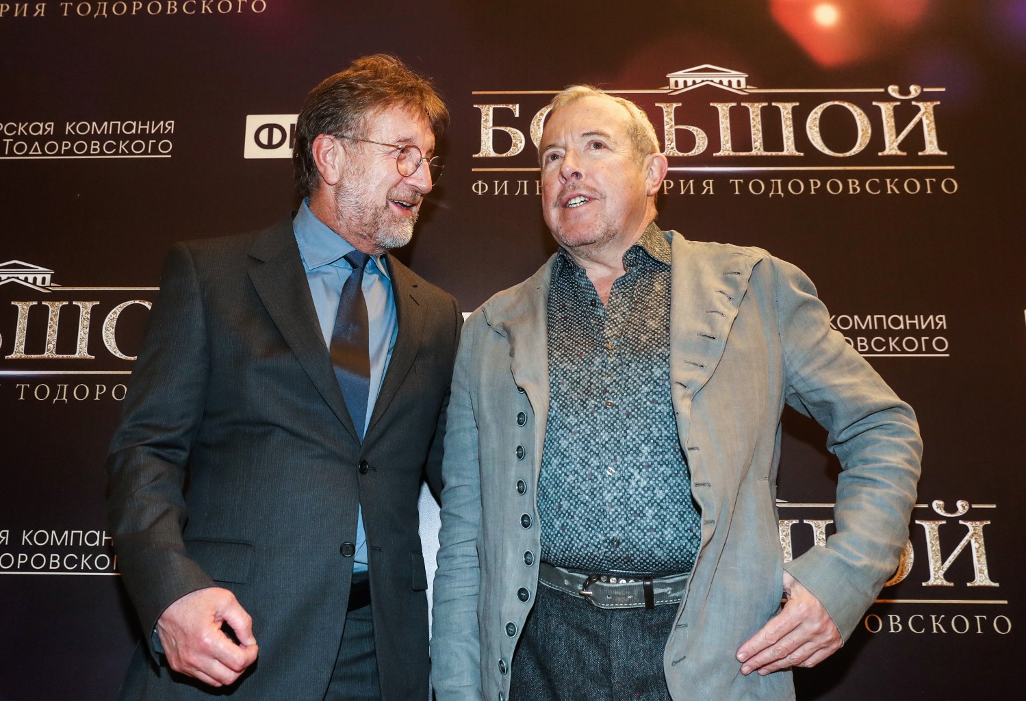 Актер Леонид Ярмольник и музыкант, певец Андрея Макаревич.