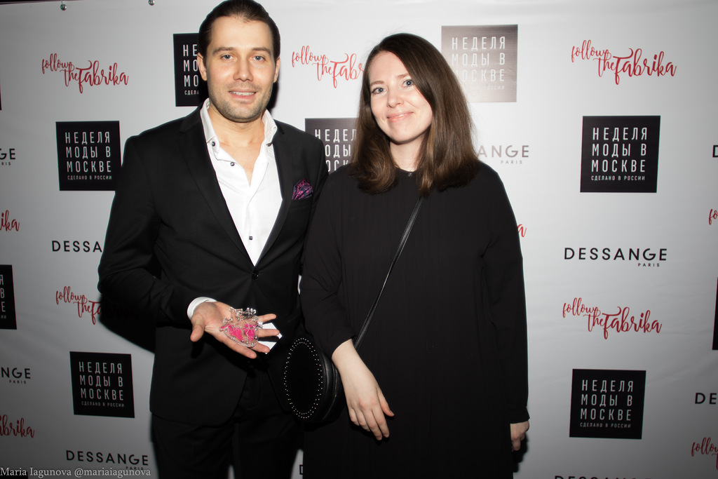 Даниил Федоров и дизайнер Анастасия Якубова.