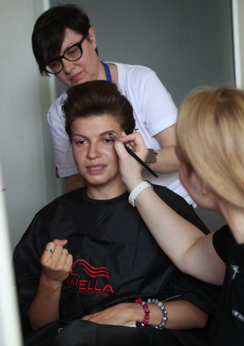 Гримеры отлично поработали и над внешним видом актрисы Агнии Кузнецовой.