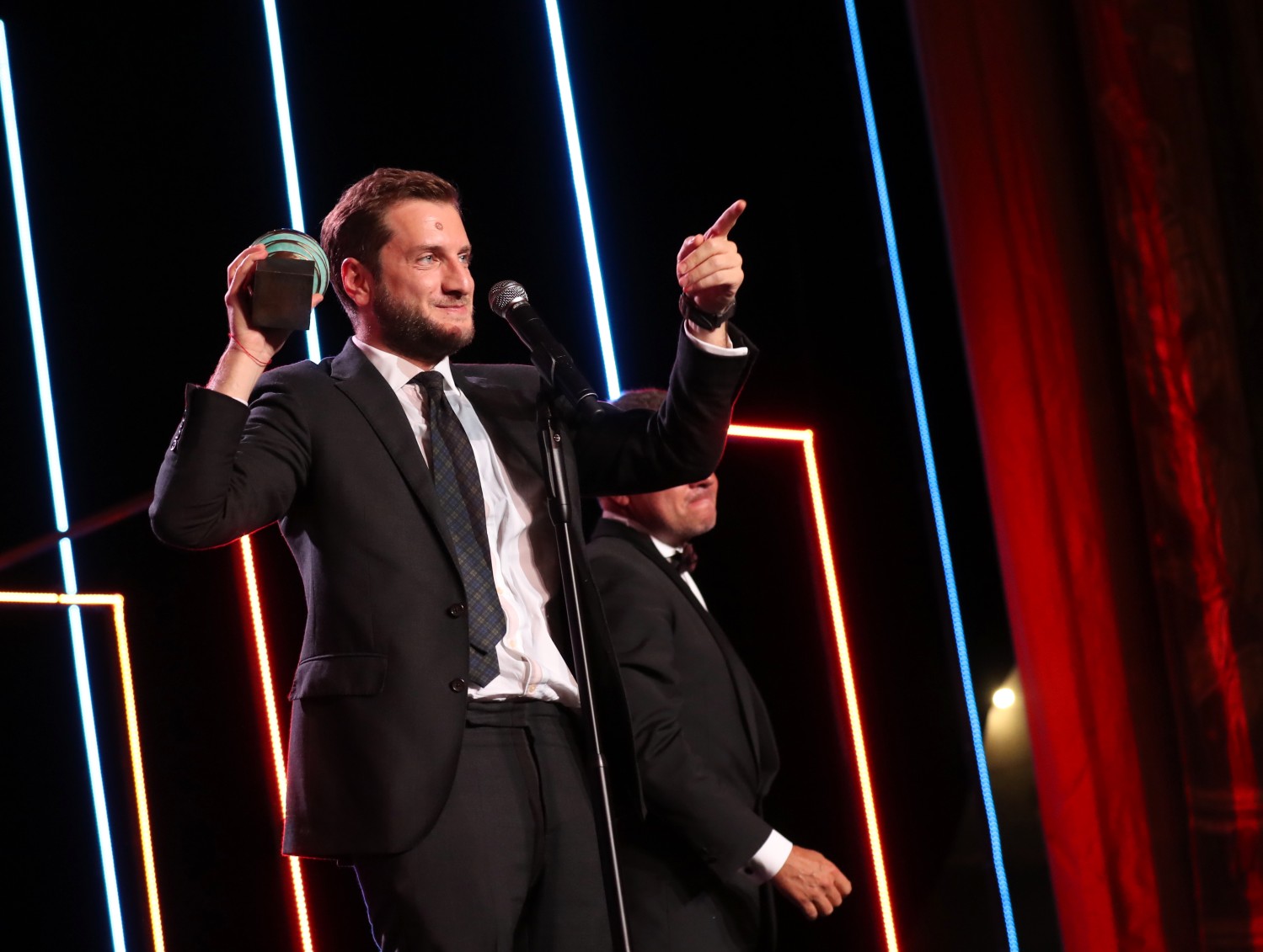 Режиссер Резо Гигинеишвили, получивший приз в номинации "За лучшую режиссуру" за фильм "Заложники".