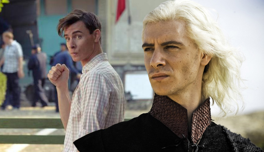 Гарри Ллойд (Визерис Таргариен) и кадр из "Ближе к Луне"