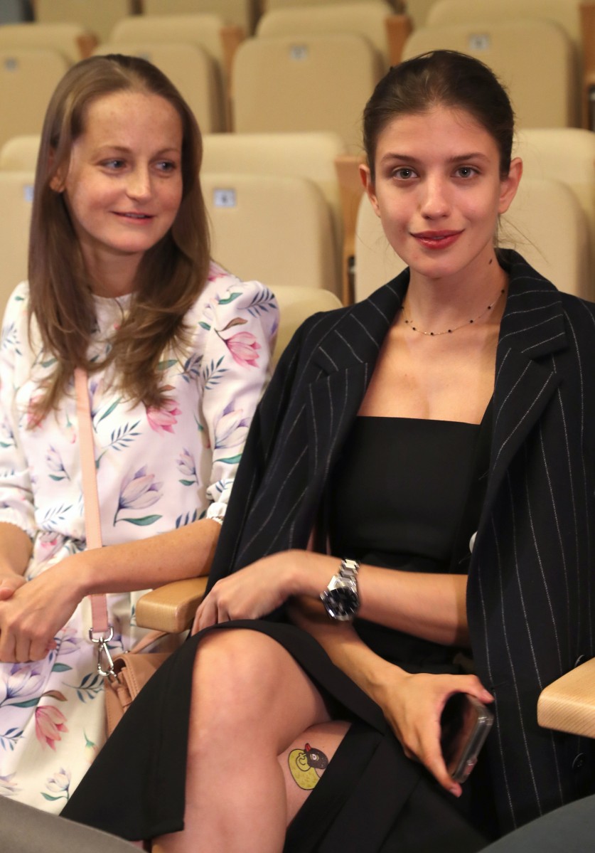 Актрисы Яна Сексе и Анна Чиповская.
