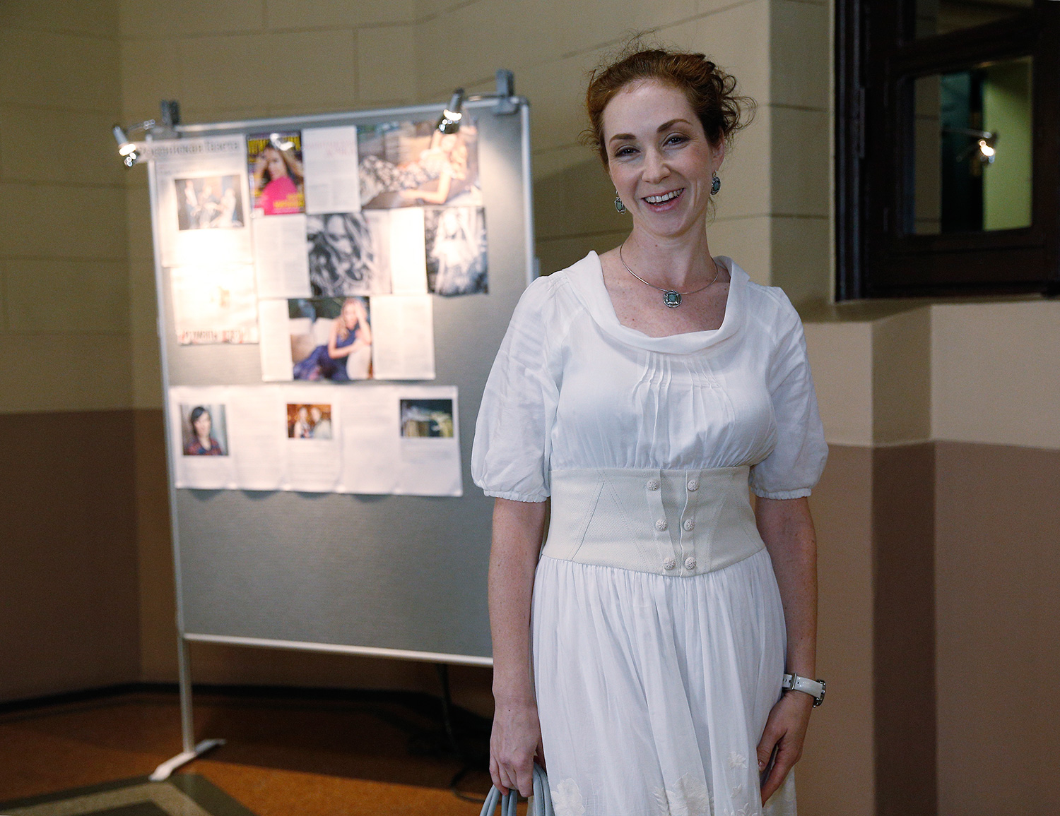 Актриса Анна Большова была нежна и воздушна, как и ее платье.