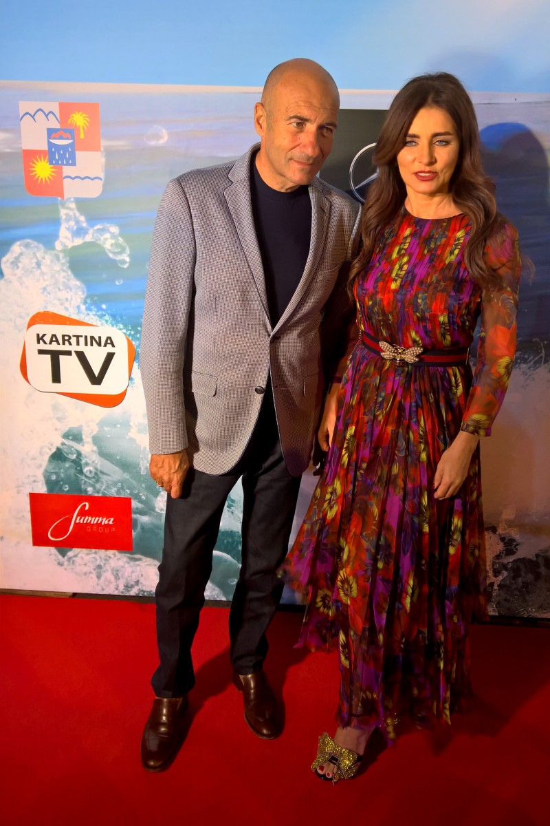 Основатель "Новой волны" Игорь Крутой с супругой.