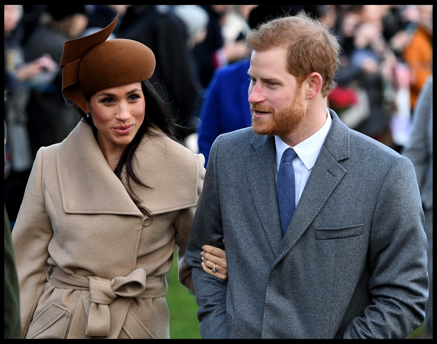 Американская актриса Меган Маркл и принц Гарри.