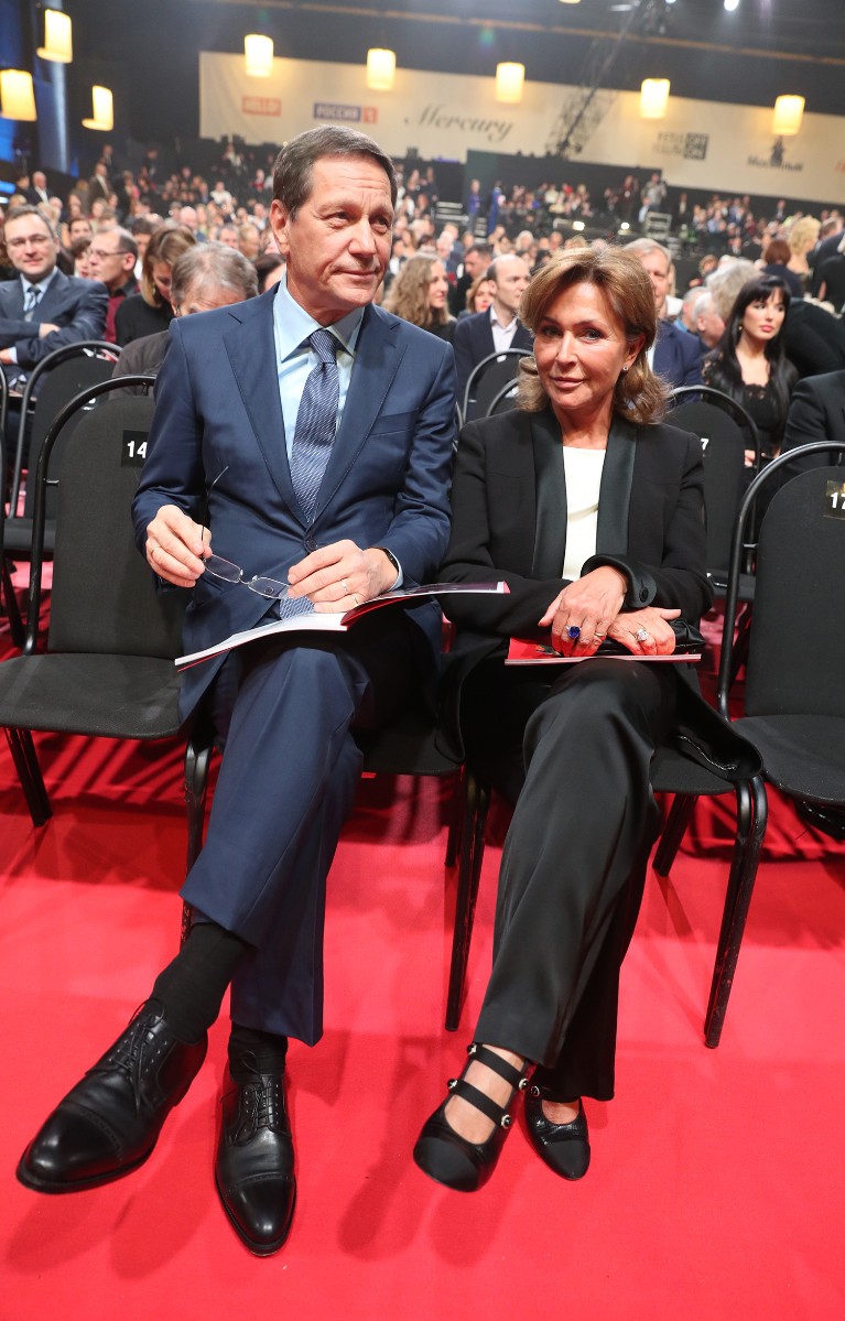 Первый вице-спикер Госдумы Александр Жуков с супругой Екатериной.