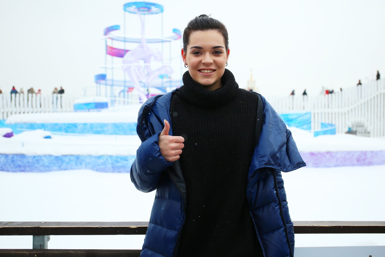 Фигуристка Аделина Сотникова.