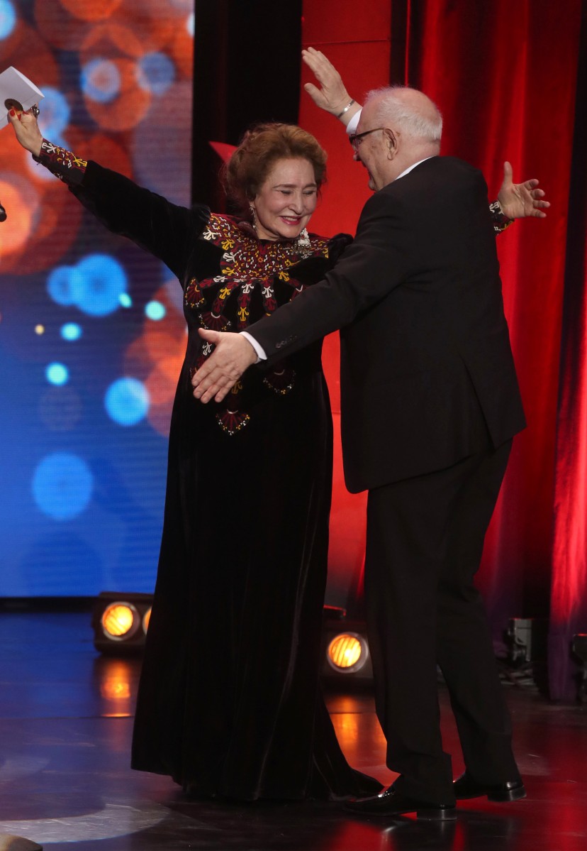 Актриса Мая-Гозель Аймедова и режиссер Эльдар Шенгелая.