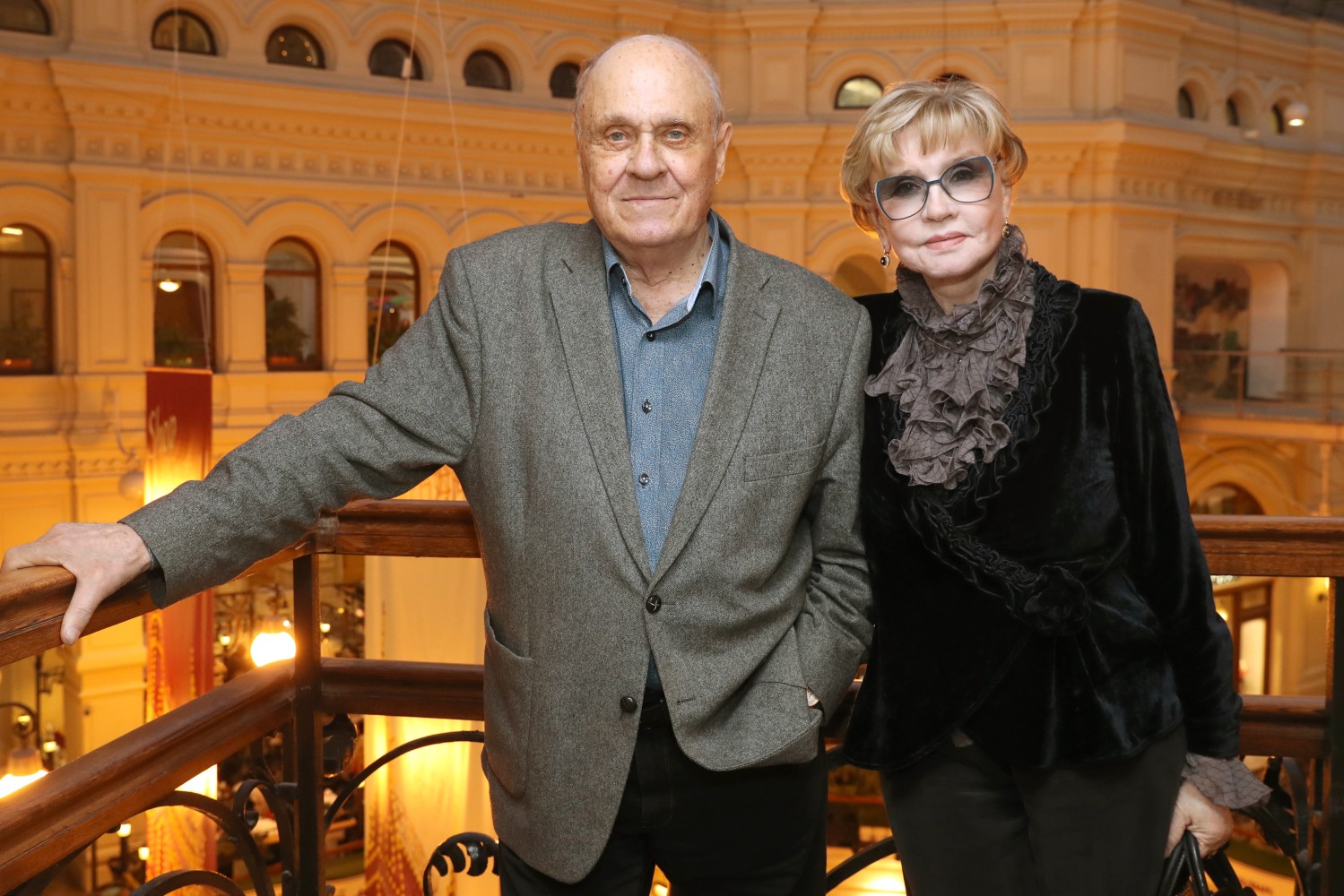 Режиссер Владимир Меньшов с супругой, актрисой Верой Алентовой.