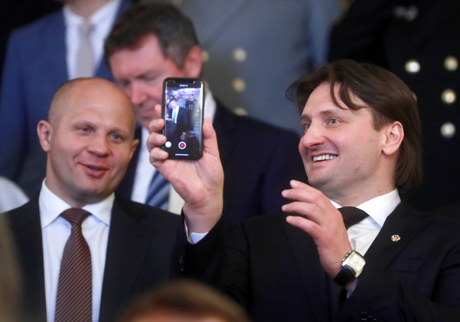 Федор Емельяненко и Эдгард Запашный