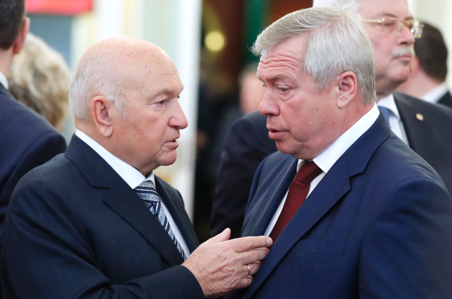 Юрий Лужков и Василий Голубев