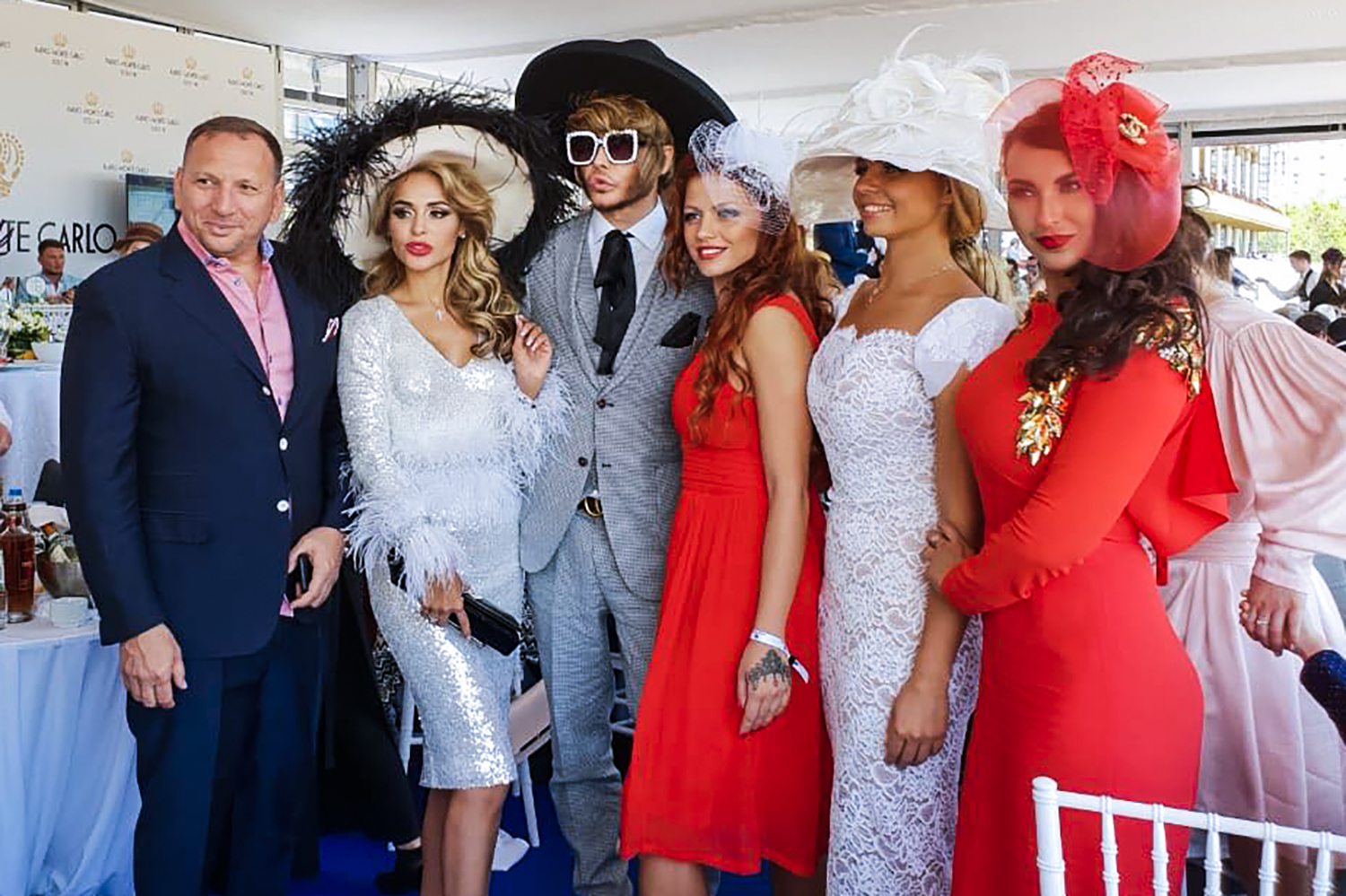 Анна Калашникова, Сергей Зверев и продюсер РМГ Сергей Балдин.