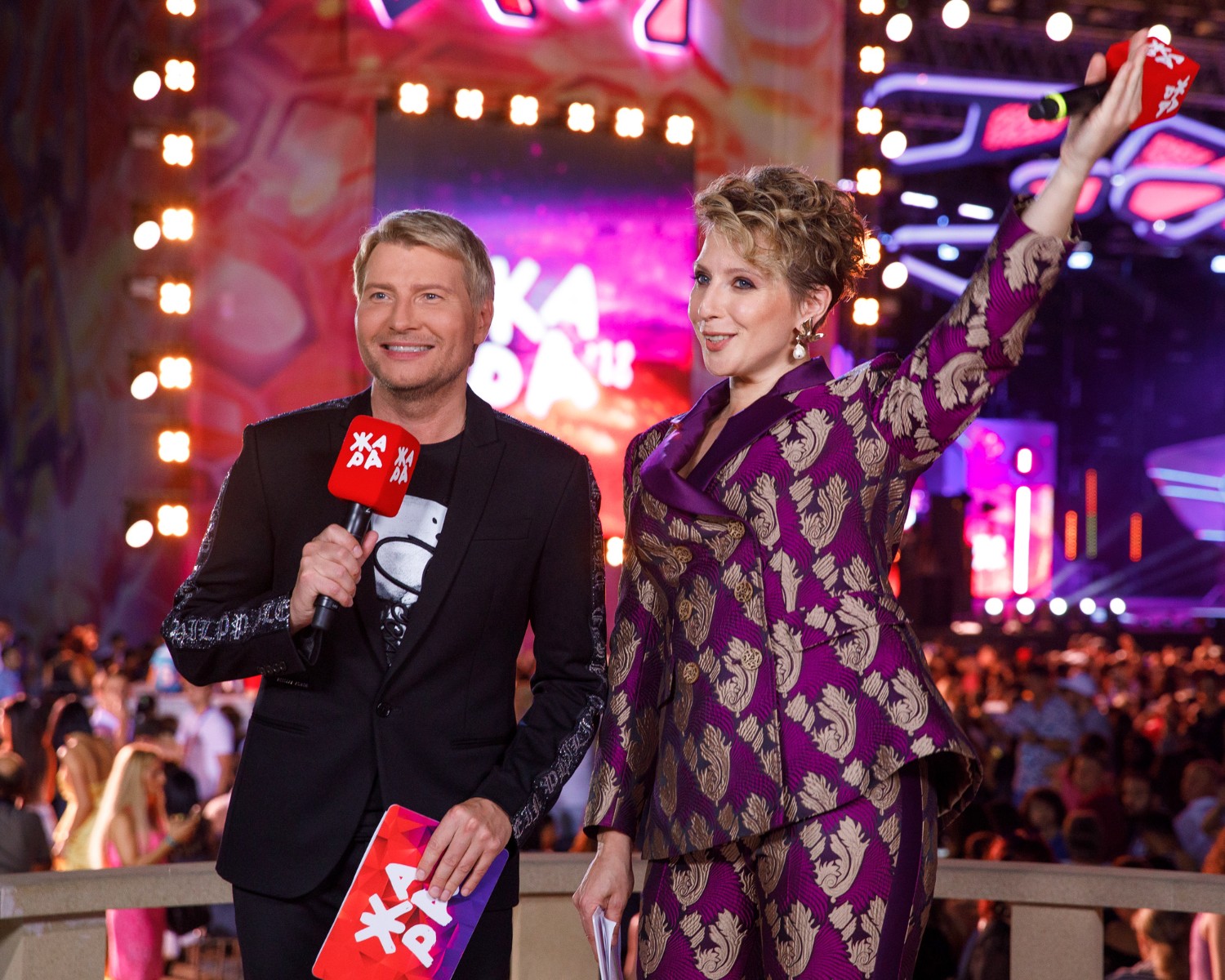 Николай Басков и Яна Чурикова.